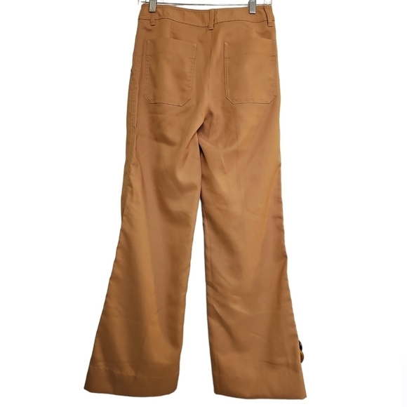 🦋 Uniqlo bootcut women's chino pants size 0 - Picture 4 of 7